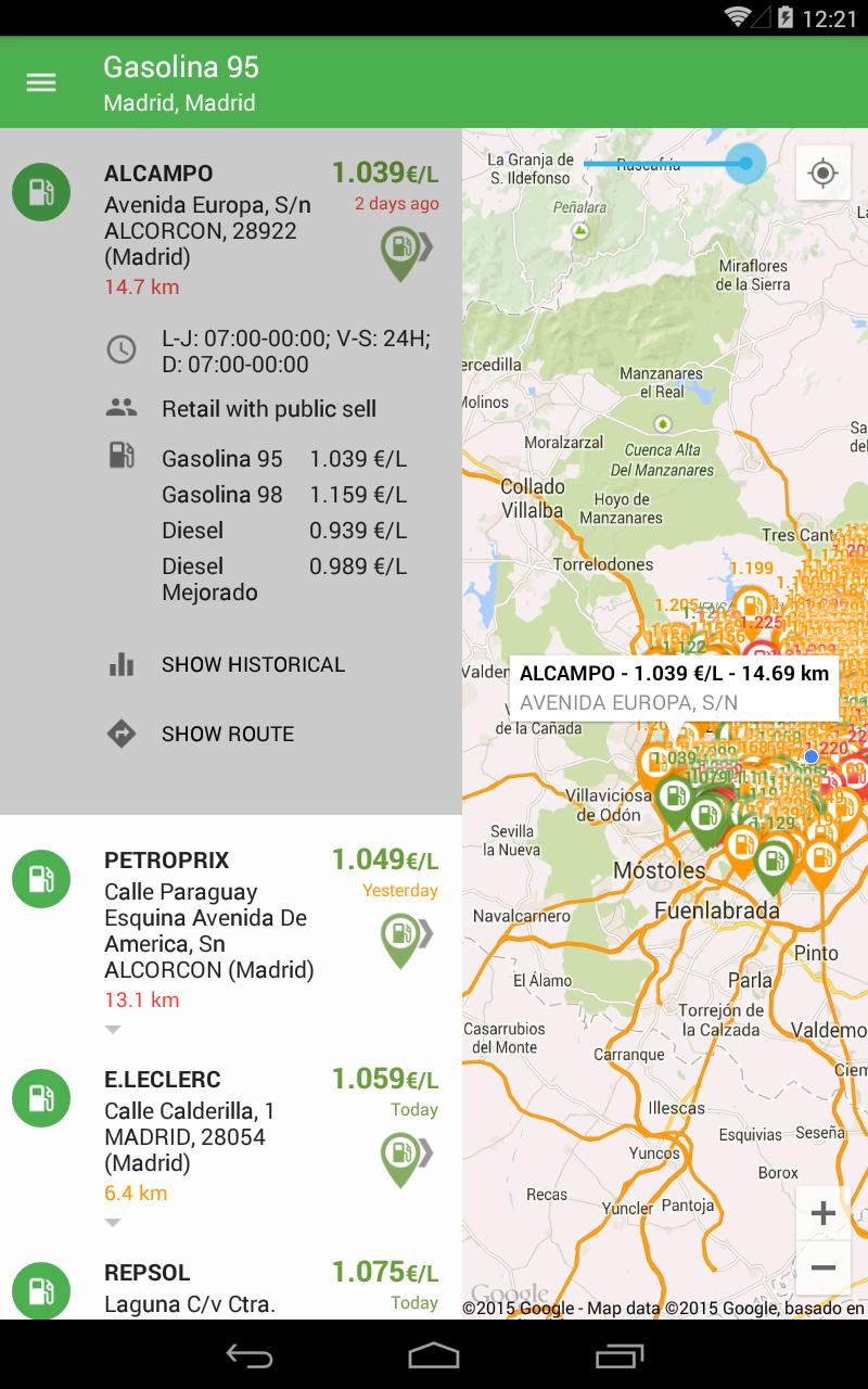 Gasoline and Diesel Spain 3.0.7 Screenshot 9