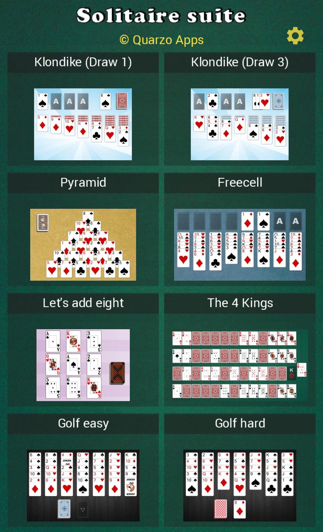 Solitaire suite - 25 in 1 1.1.8 Screenshot 1