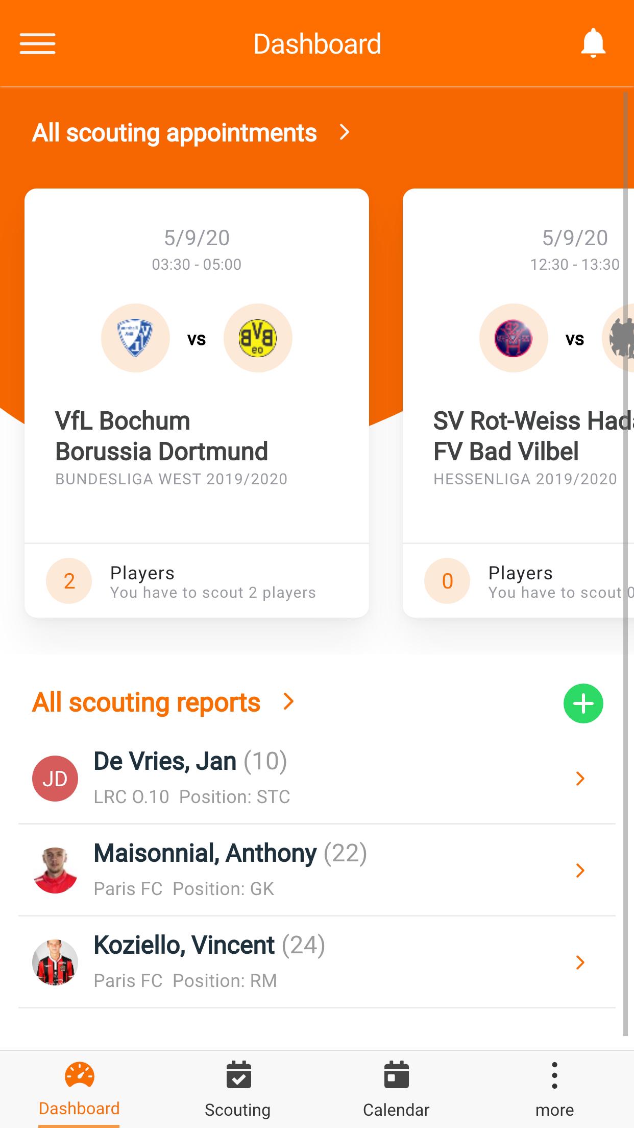 SoccerLAB Scout 1.2.1 Screenshot 1