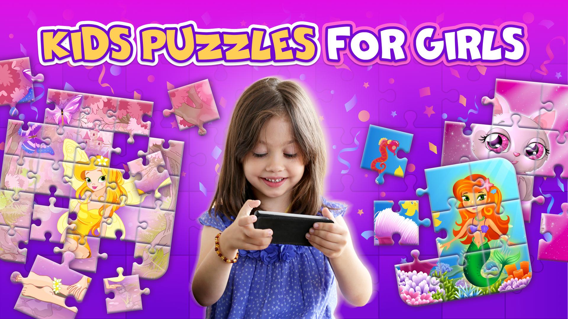 Kids Puzzles Game for Girls - Jigsaw Kids 1.0.1 Screenshot 1