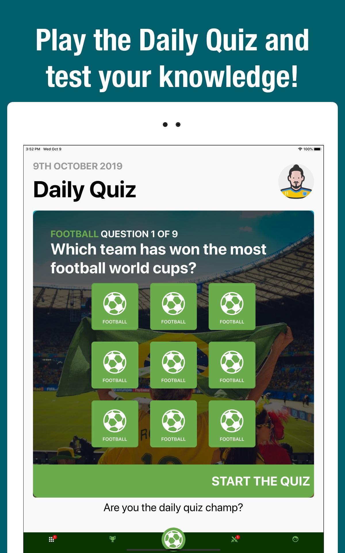 Daily Football Quiz 1.0.5 Screenshot 11