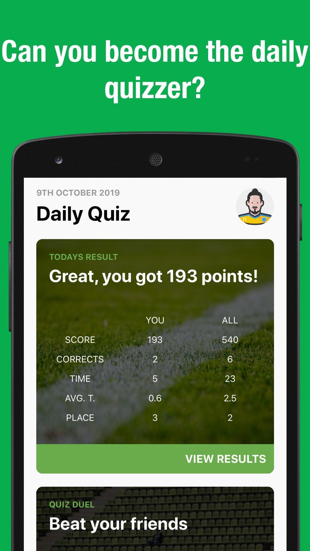 Daily Football Quiz 1.0.5 Screenshot 3