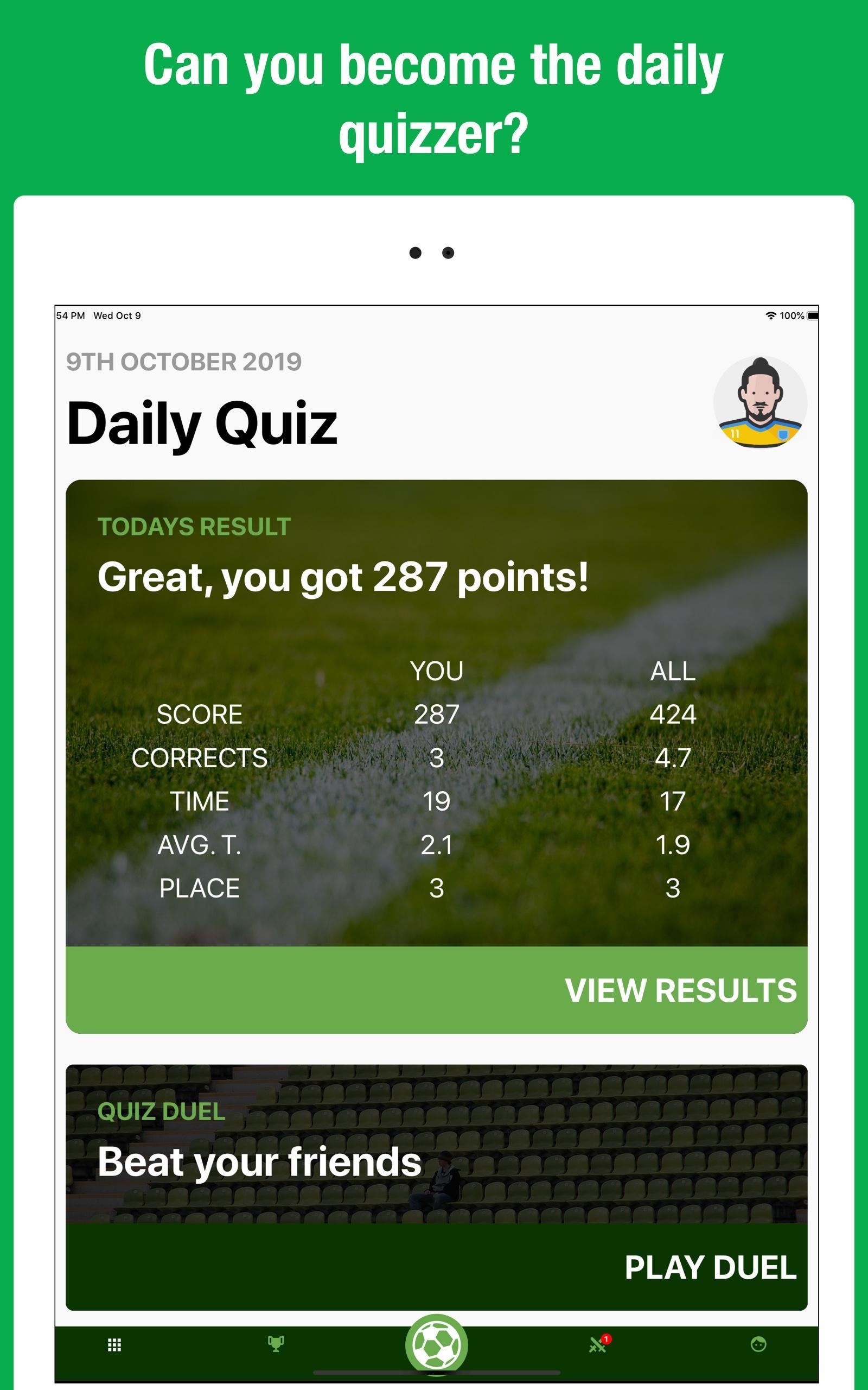Daily Football Quiz 1.0.5 Screenshot 8