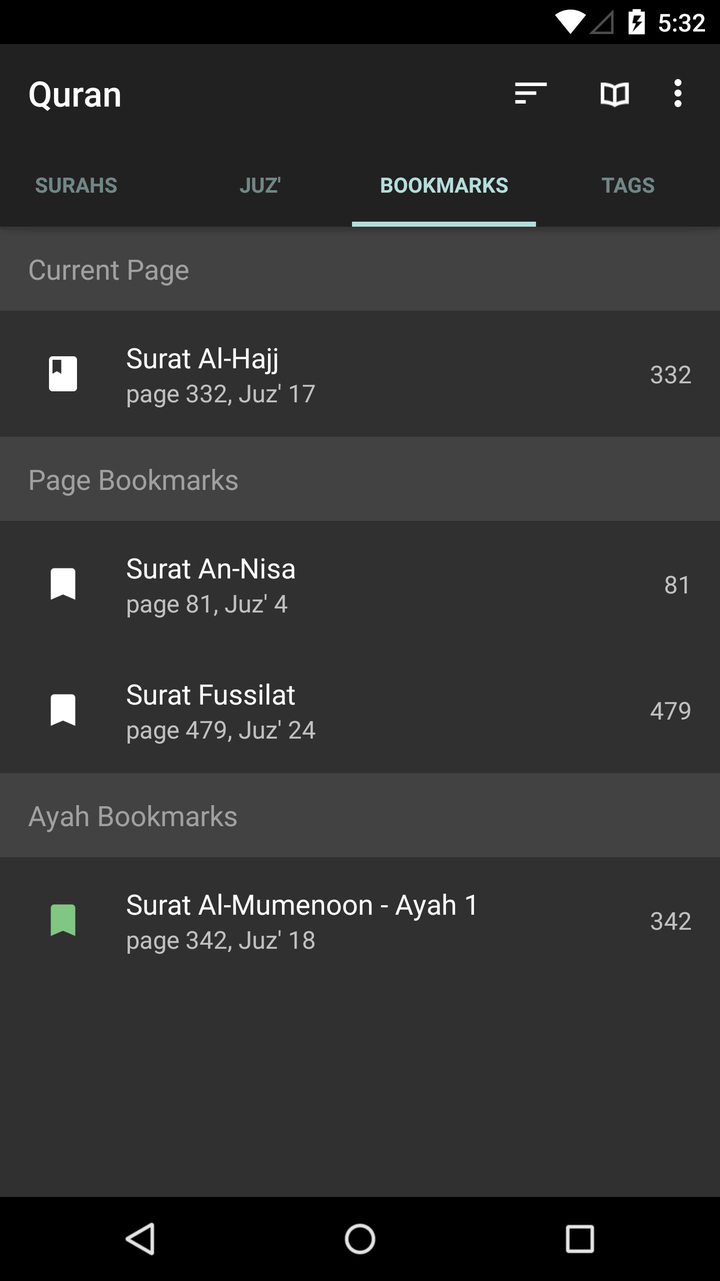 Quran for Android 3.0.2 Screenshot 3