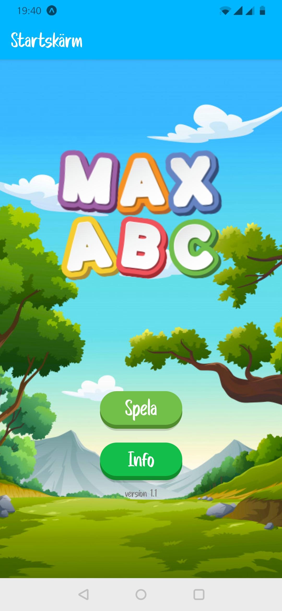MAX ABC Svenska 1.2.0 Screenshot 1