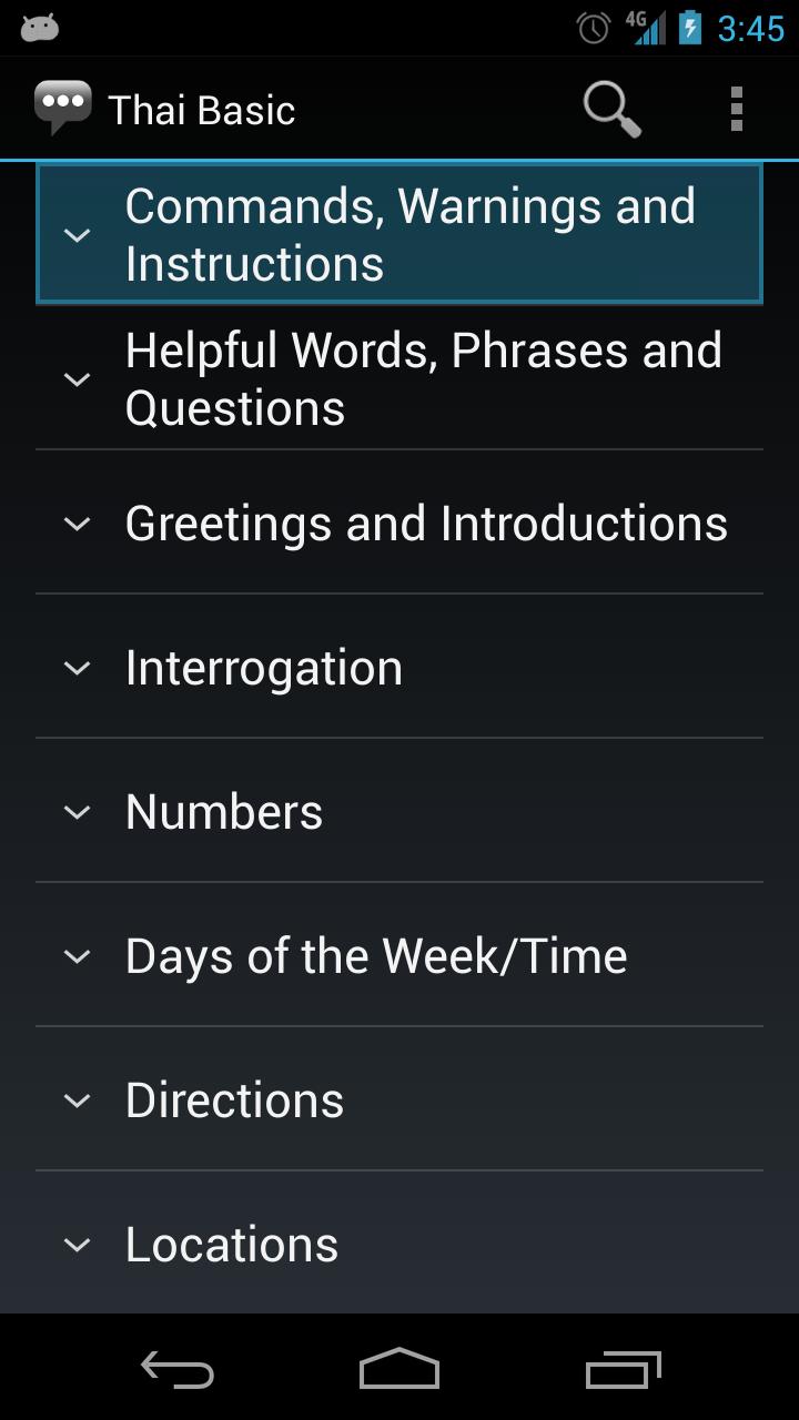 Learn Thai: Thai Basic Phrases - Works offline 1.13.0 Screenshot 1