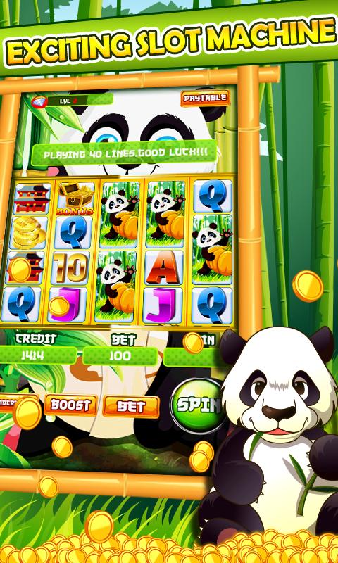 Slot Machine: Panda Slots 2.2 Screenshot 1