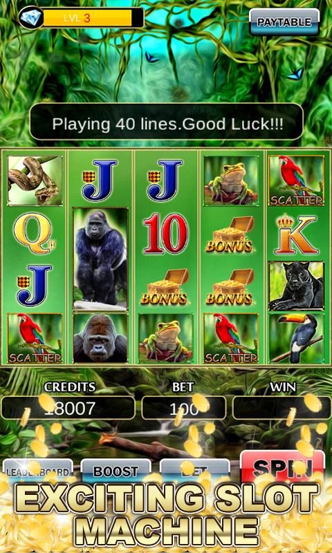 Slot Machine: Wild Gorilla 2.3 Screenshot 1