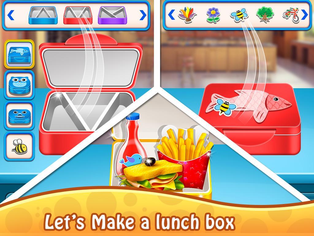 School Lunchbox - Food Chef Cooking Game 1.1.5 Screenshot 2