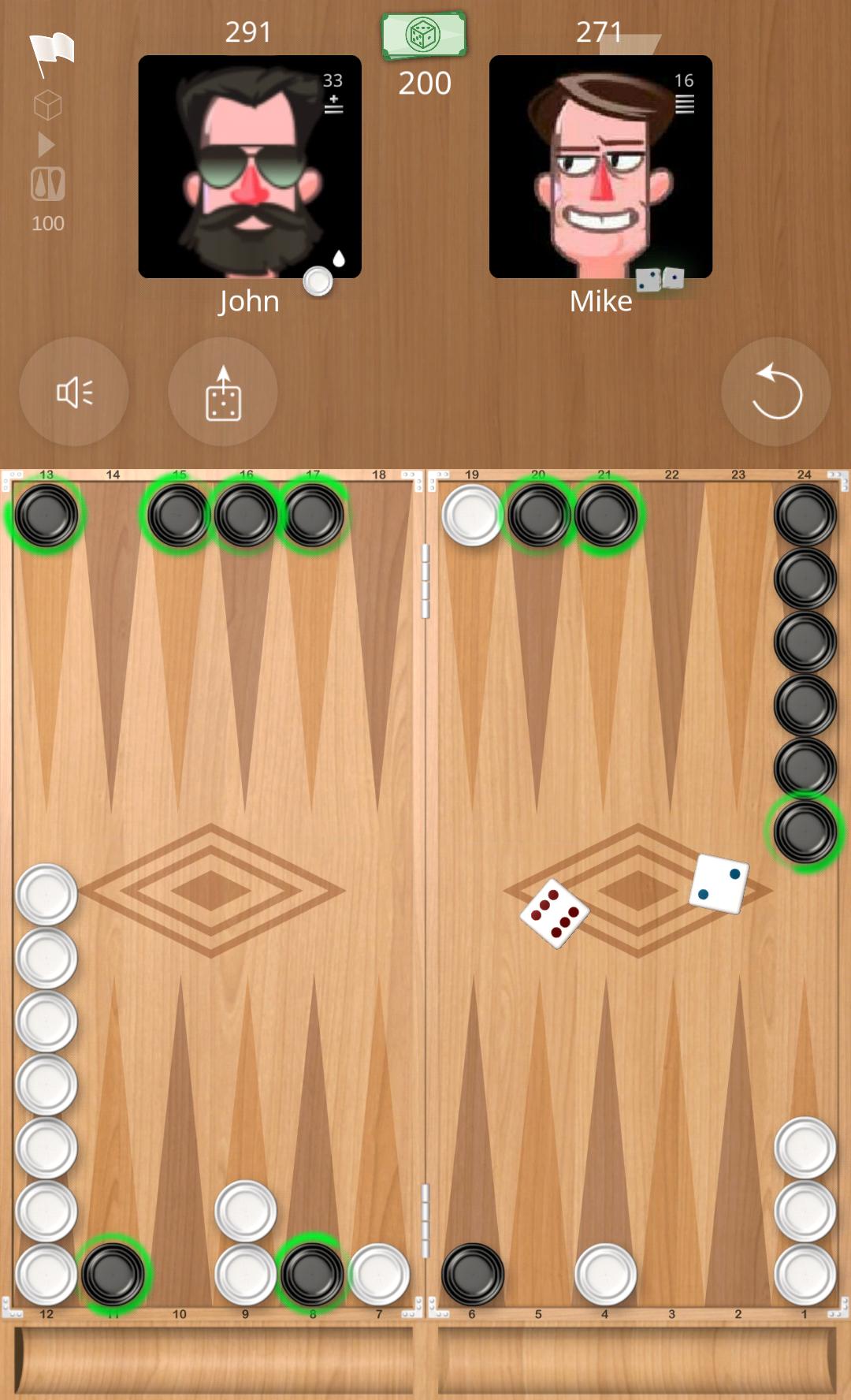 Backgammon Online 1.2.5 Screenshot 1