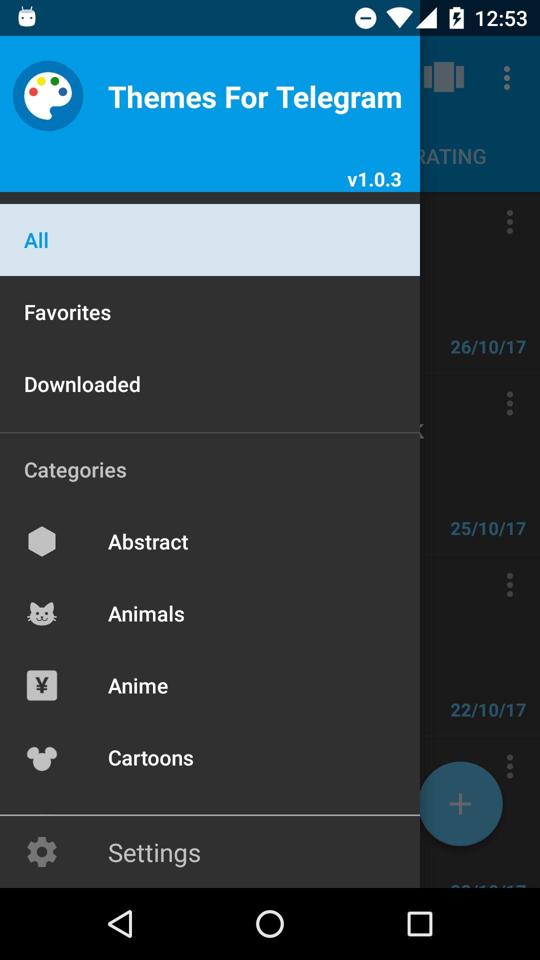 Themes for Telegram 1.2.2 Screenshot 2