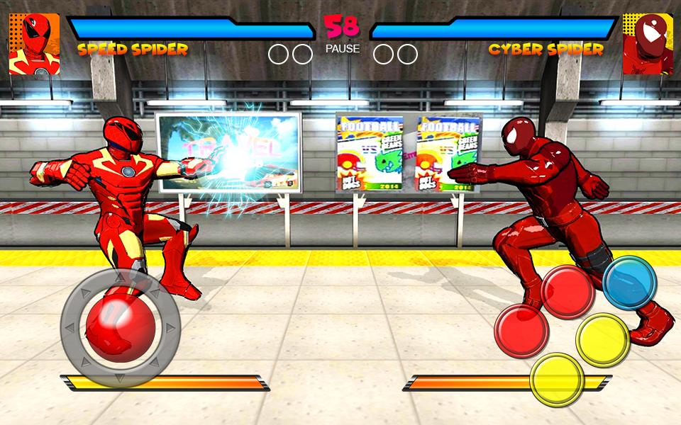 Ultimate Hero Spider Battle Verse Fight Iron Robot 2.0 Screenshot 1