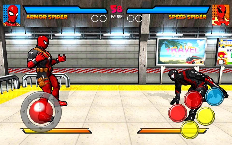 Ultimate Hero Spider Battle Verse Fight Iron Robot 2.0 Screenshot 2