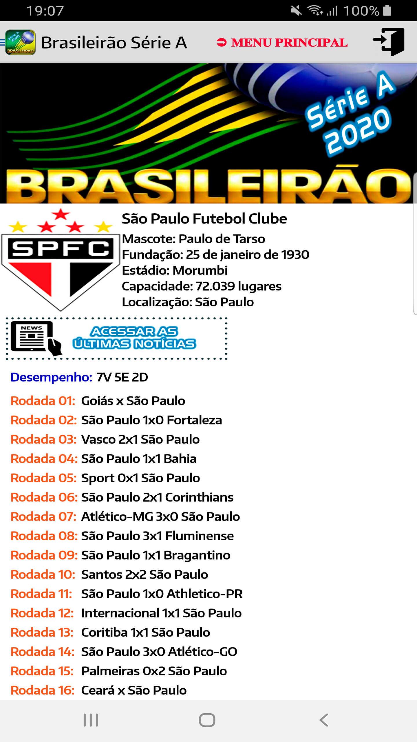 Brasileirão Série A 1.20.11.30.3002 Screenshot 8