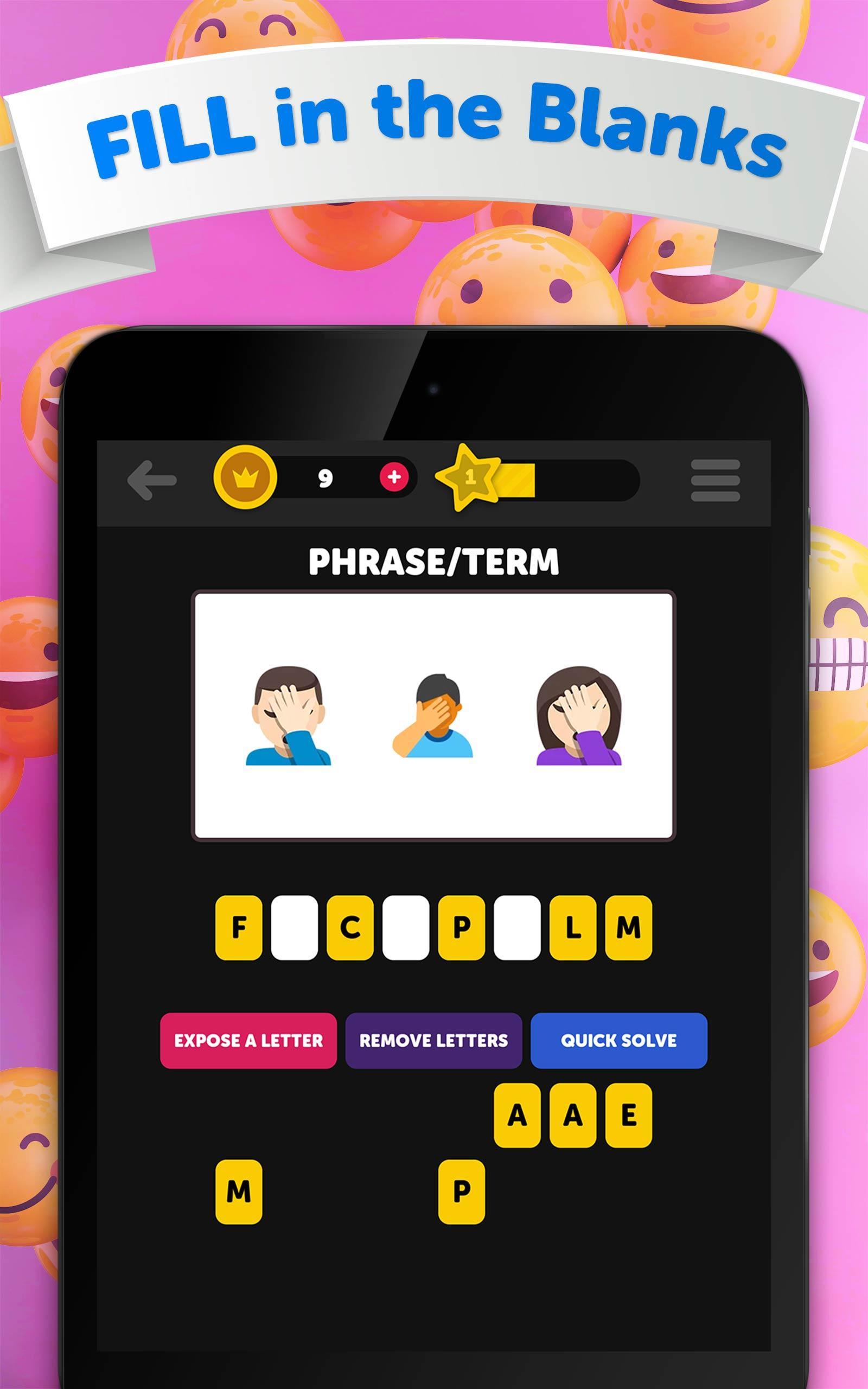 Guess The Emoji - Trivia and Guessing Game! 9.68 Screenshot 18