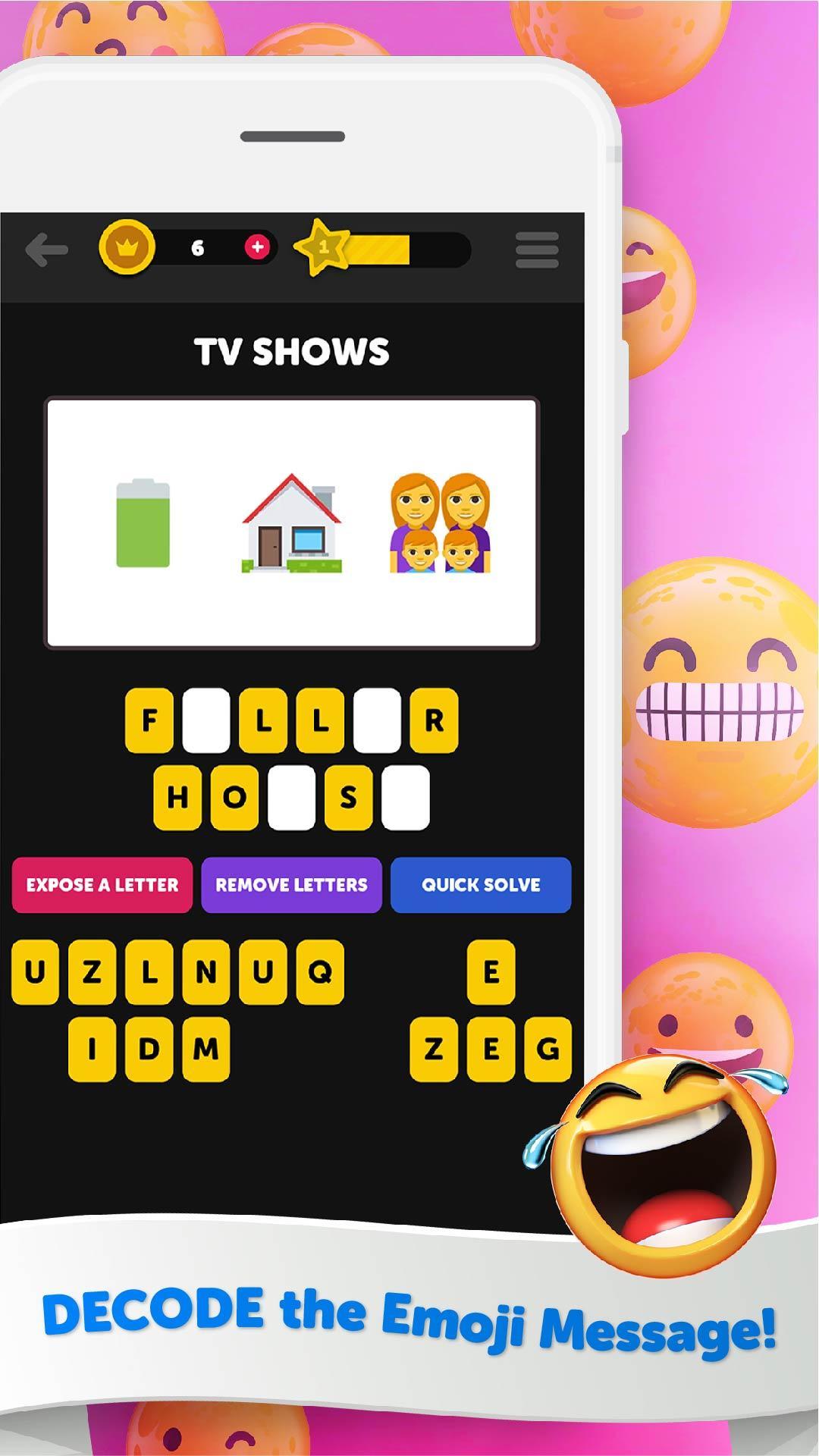 Guess The Emoji - Trivia and Guessing Game! 9.68 Screenshot 1