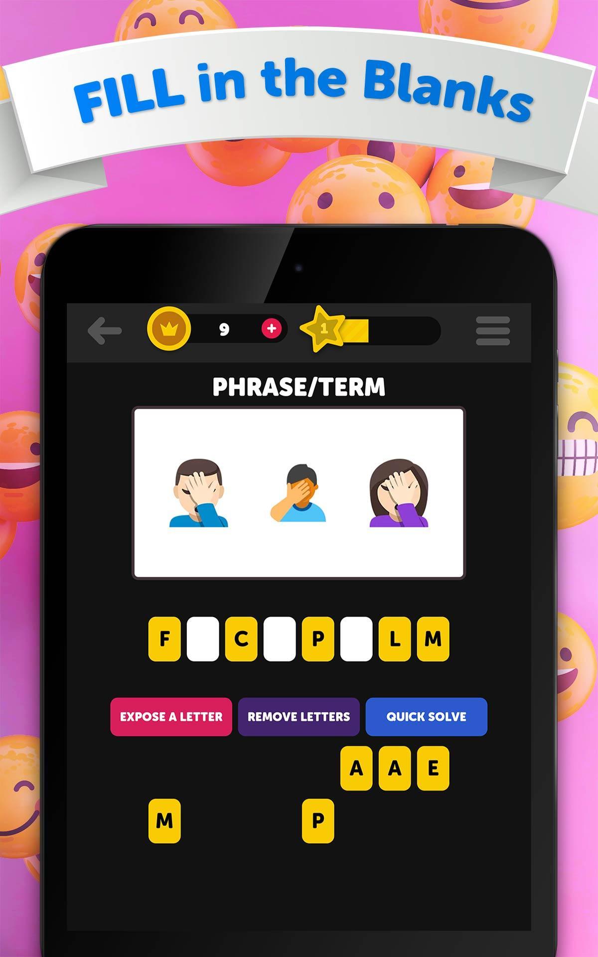 Guess The Emoji - Trivia and Guessing Game! 9.68 Screenshot 10