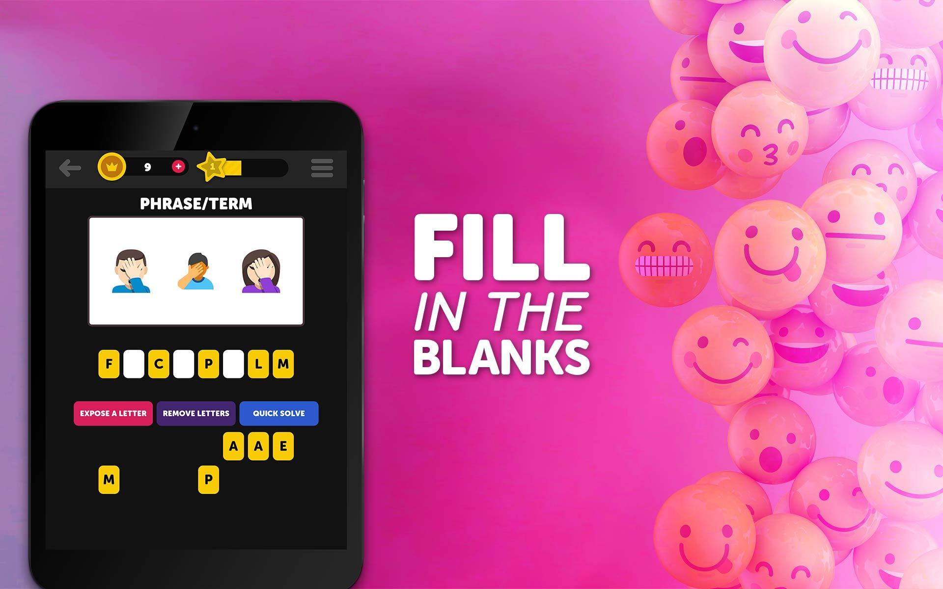 Guess The Emoji - Trivia and Guessing Game! 9.68 Screenshot 14