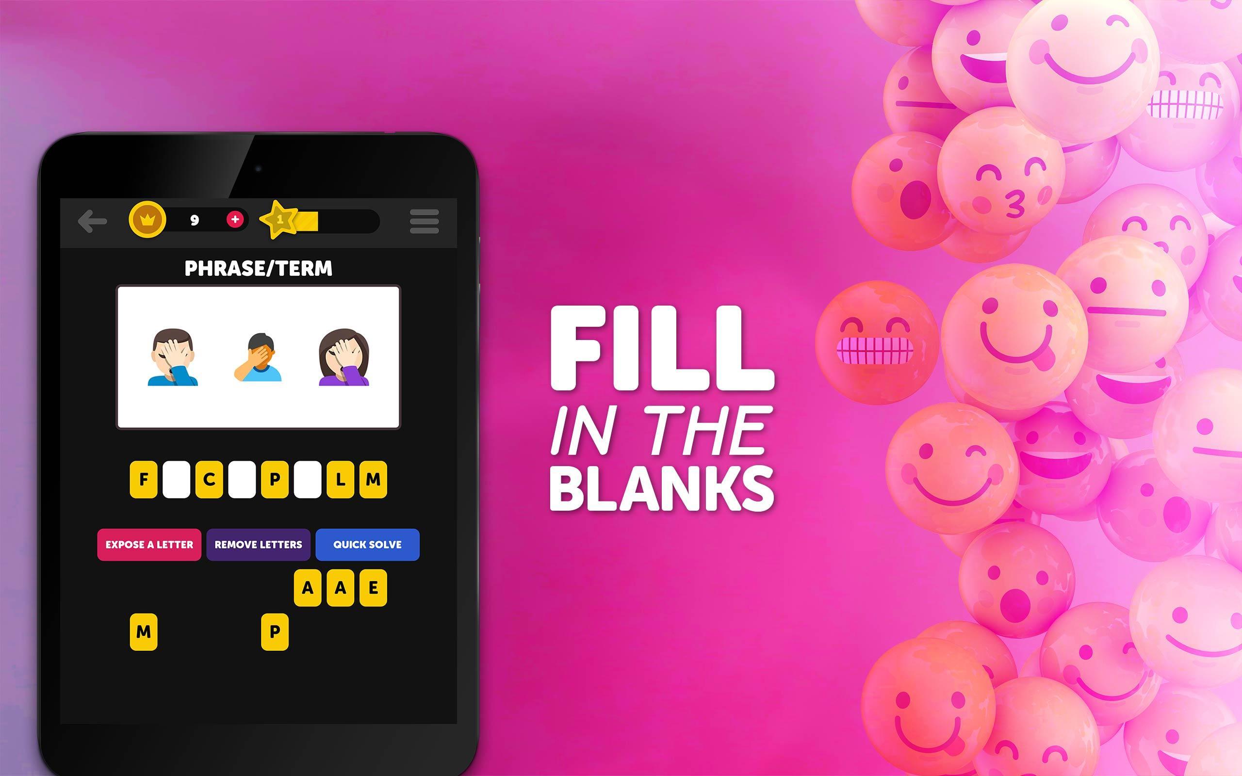 Guess The Emoji - Trivia and Guessing Game! 9.68 Screenshot 22