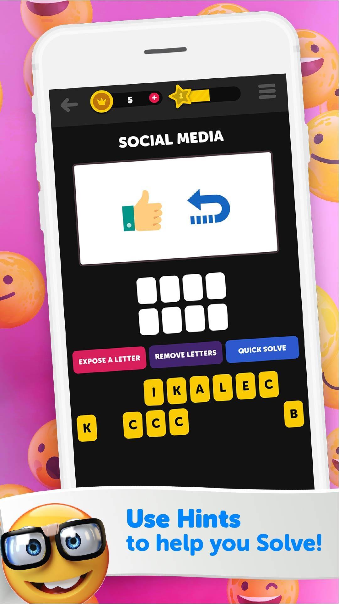 Guess The Emoji - Trivia and Guessing Game! 9.68 Screenshot 5