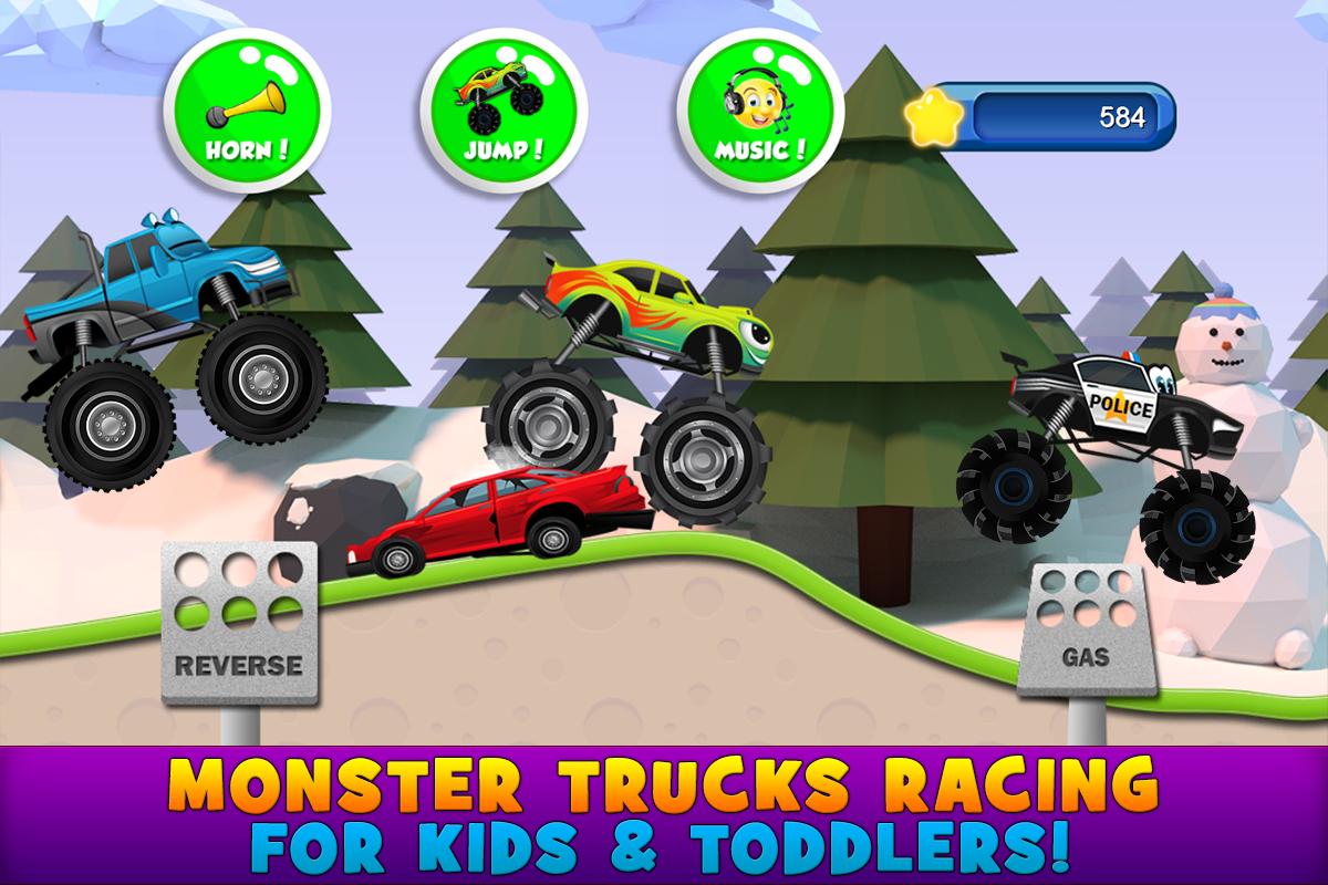 Monster Trucks Game for Kids 2 2.6.8 Screenshot 1