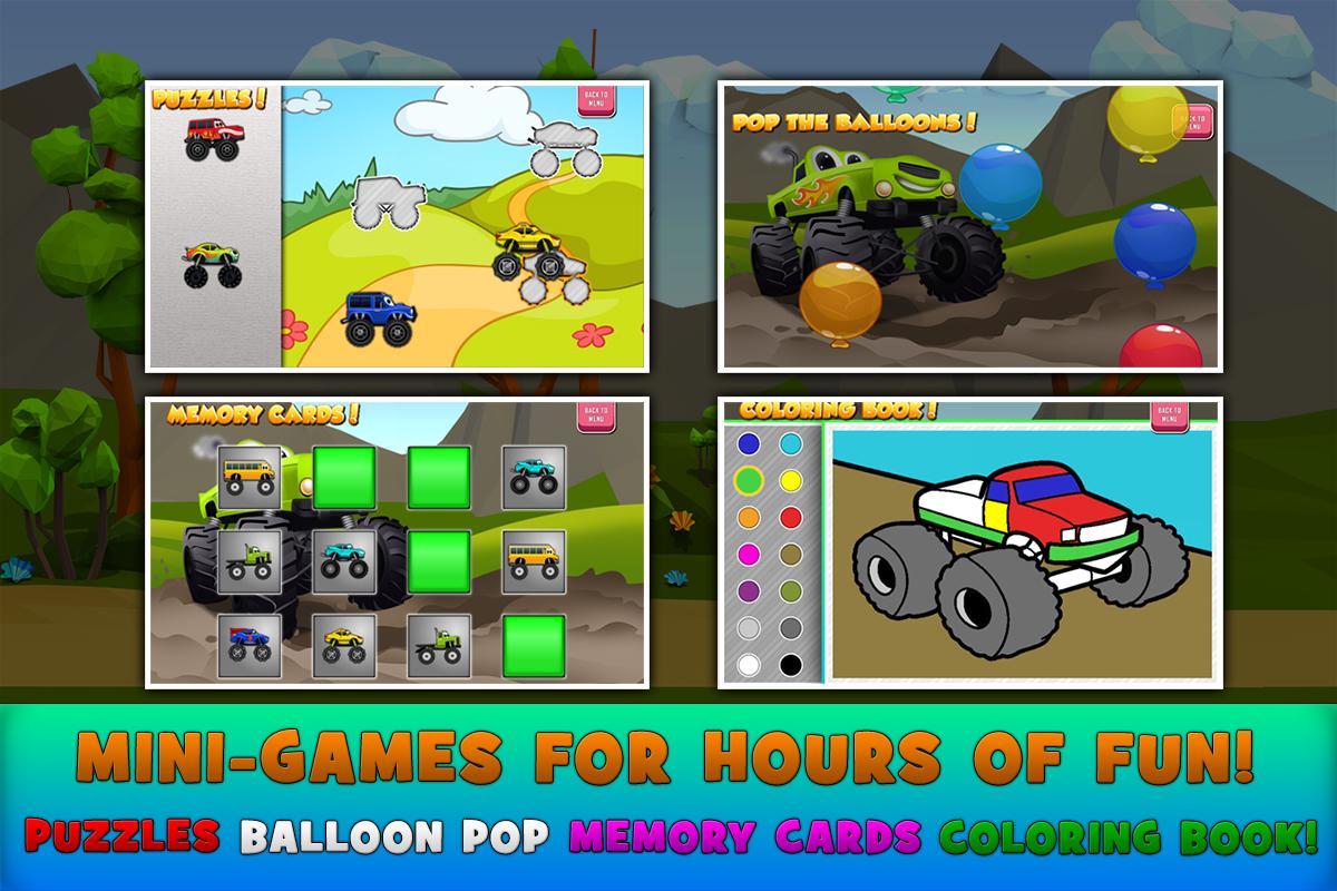 Monster Trucks Game for Kids 2 2.6.8 Screenshot 3