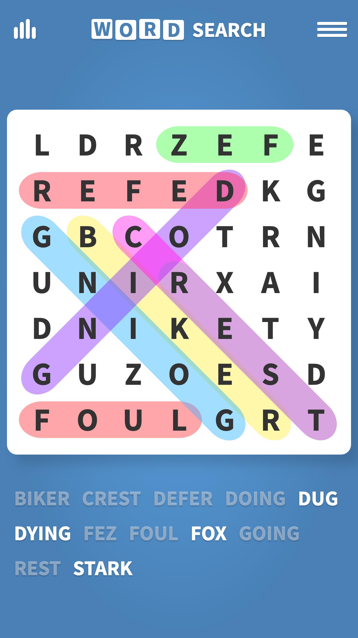 Word Search · Free Puzzles 1.61 Screenshot 1