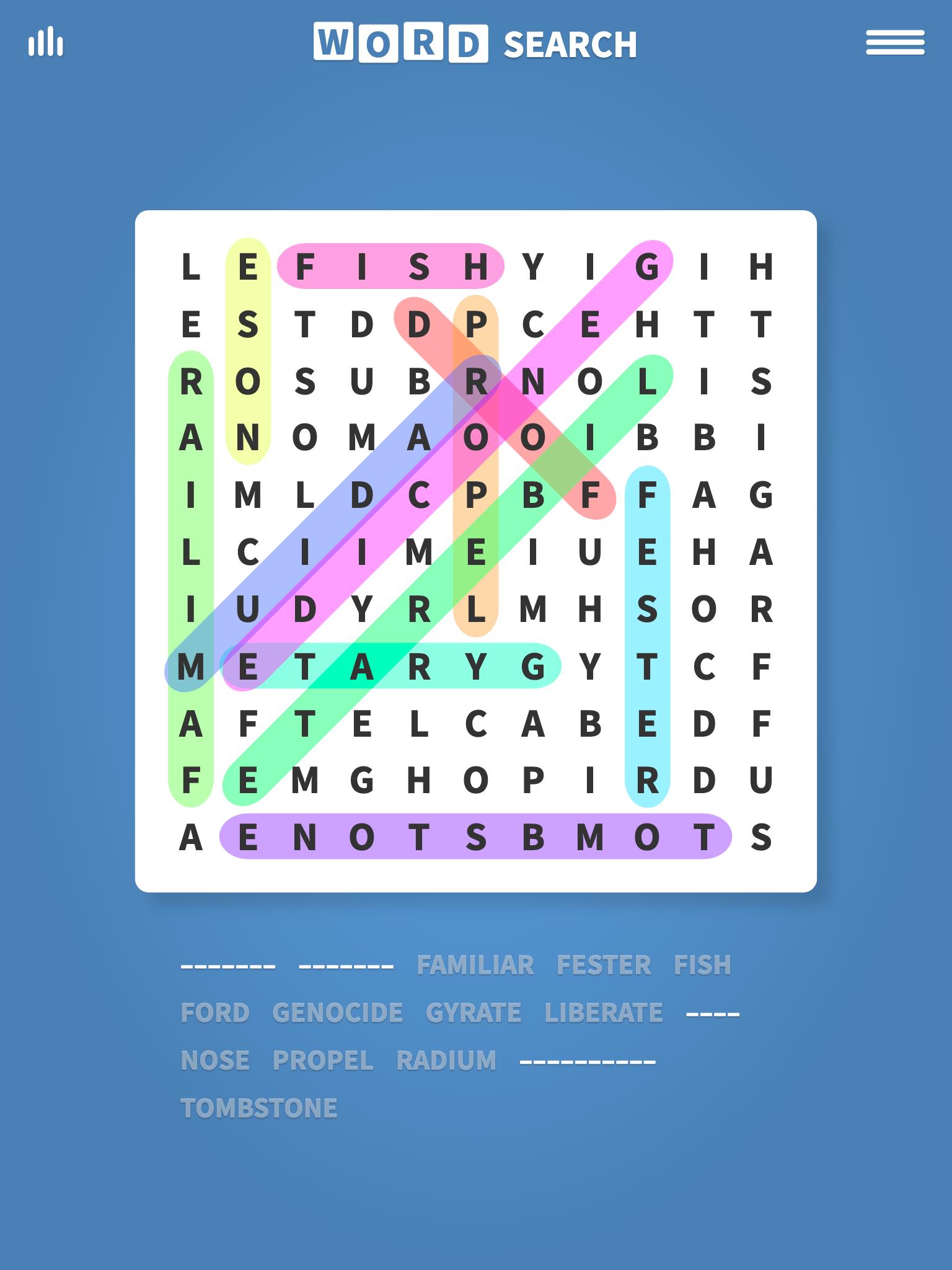 Word Search · Free Puzzles 1.61 Screenshot 10