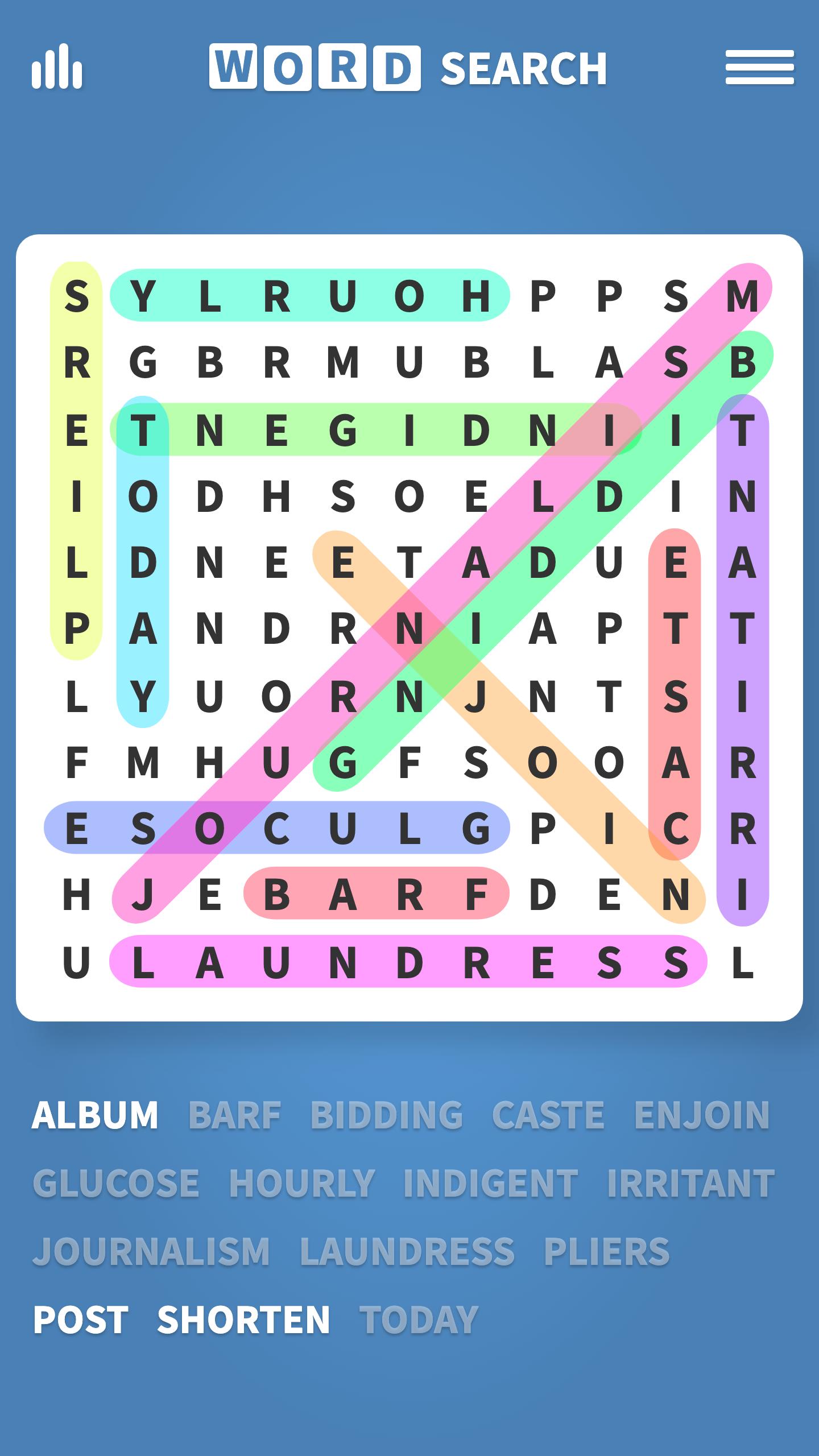Word Search · Free Puzzles 1.61 Screenshot 2