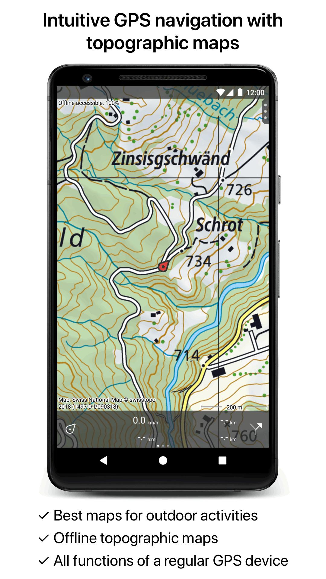 Topo GPS Switzerland 5.6.2 Screenshot 1
