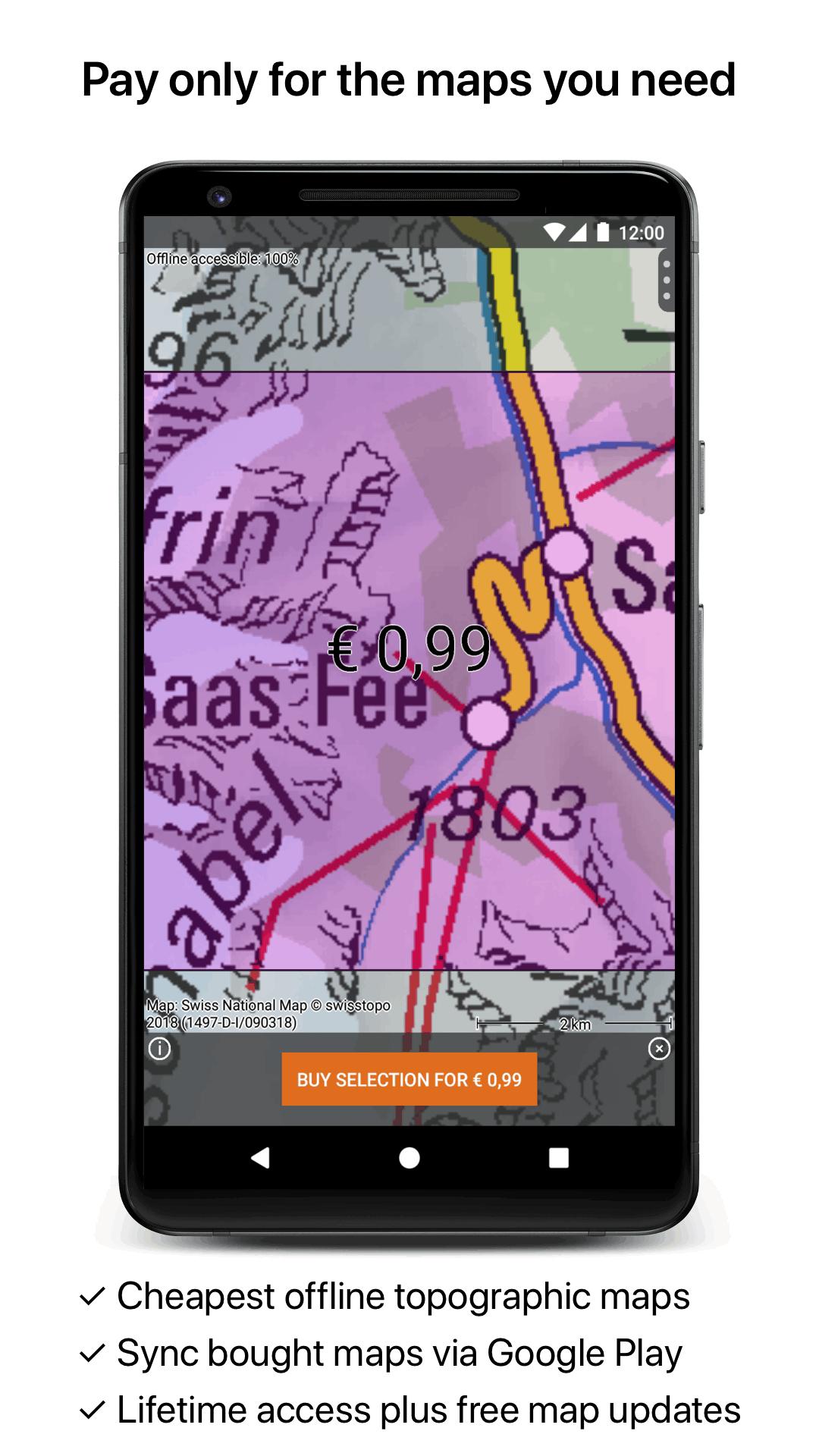 Topo GPS Switzerland 5.6.2 Screenshot 2