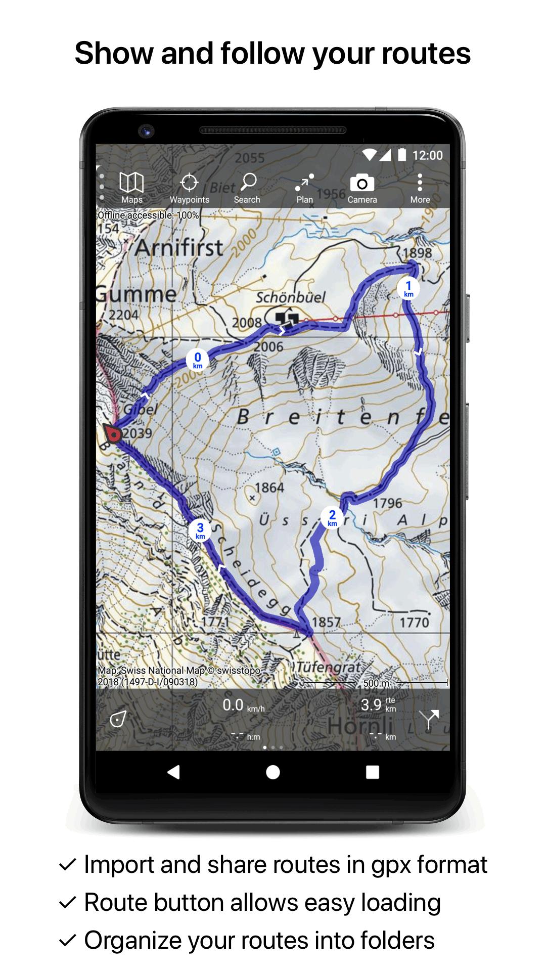 Topo GPS Switzerland 5.6.2 Screenshot 3