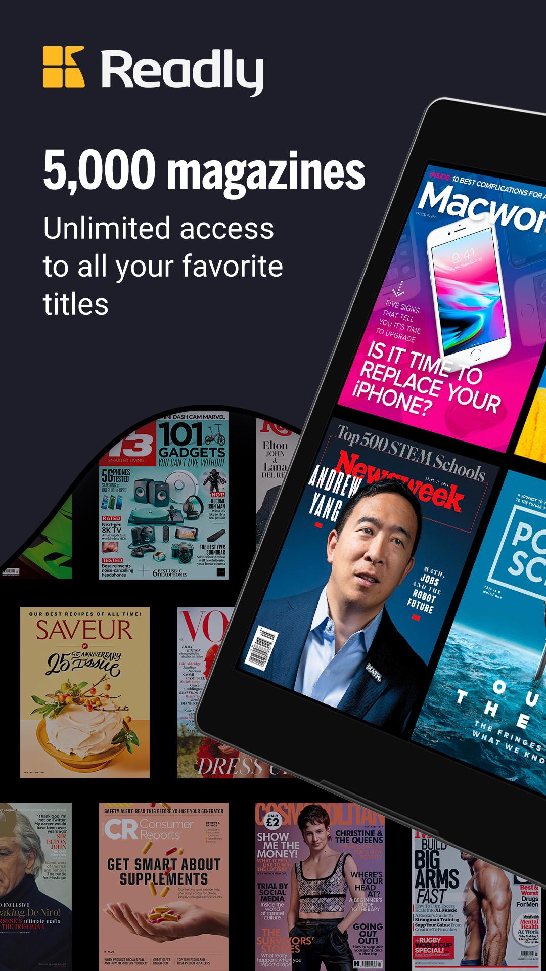 Readly Unlimited Magazine Reading 5.5.2 Screenshot 13
