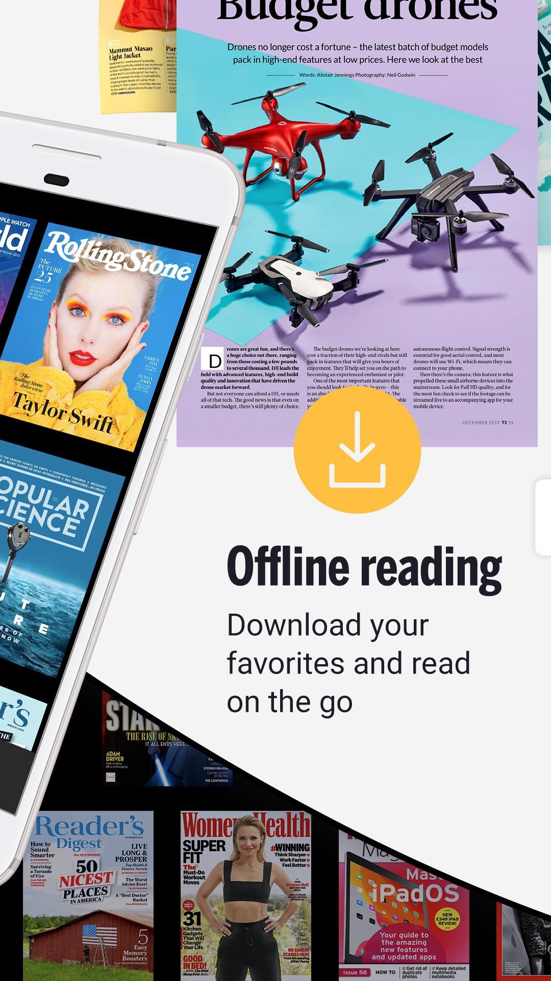Readly Unlimited Magazine Reading 5.5.2 Screenshot 2