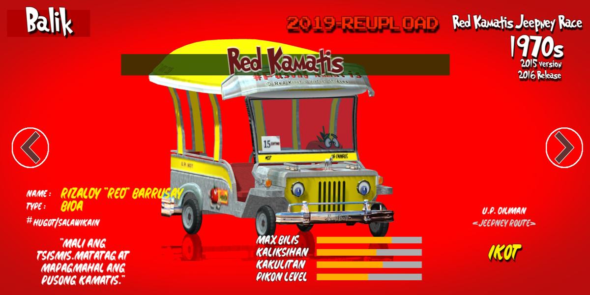 RK Jeepney Karera 1970s Reupload 1.07 Screenshot 1