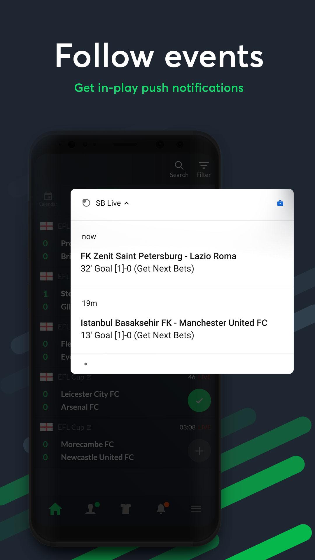 SB LIVE: Soccer Scores, Goals & Sports Match News 1.9.22 Screenshot 2