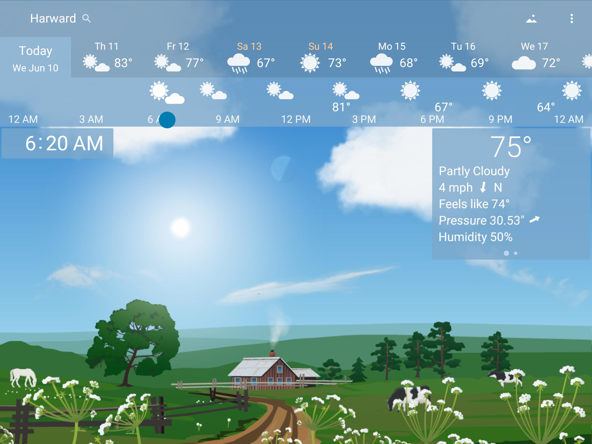 YoWindow best weather app with live pictures 2.22.22 Screenshot 14