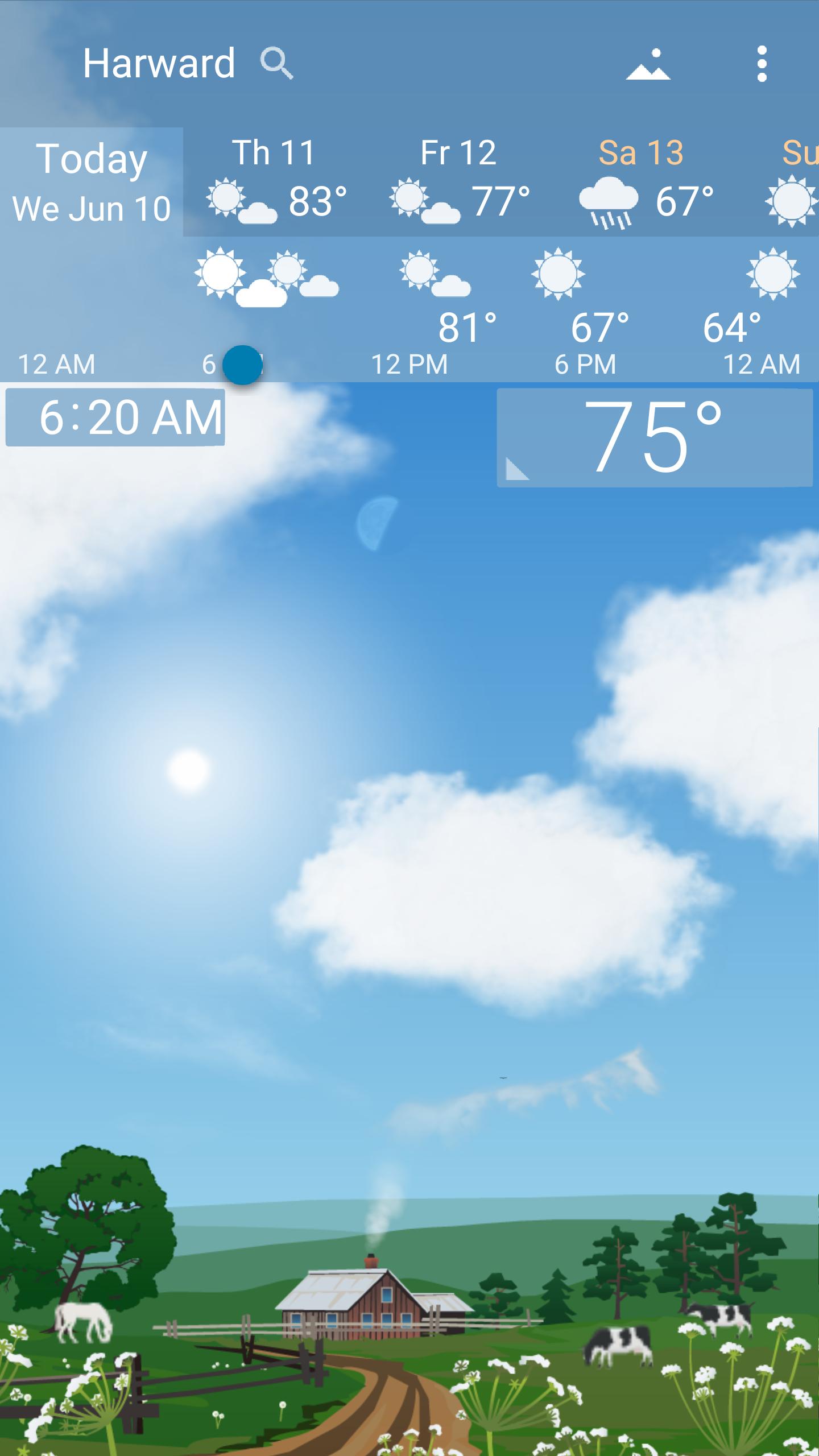 YoWindow best weather app with live pictures 2.22.22 Screenshot 2