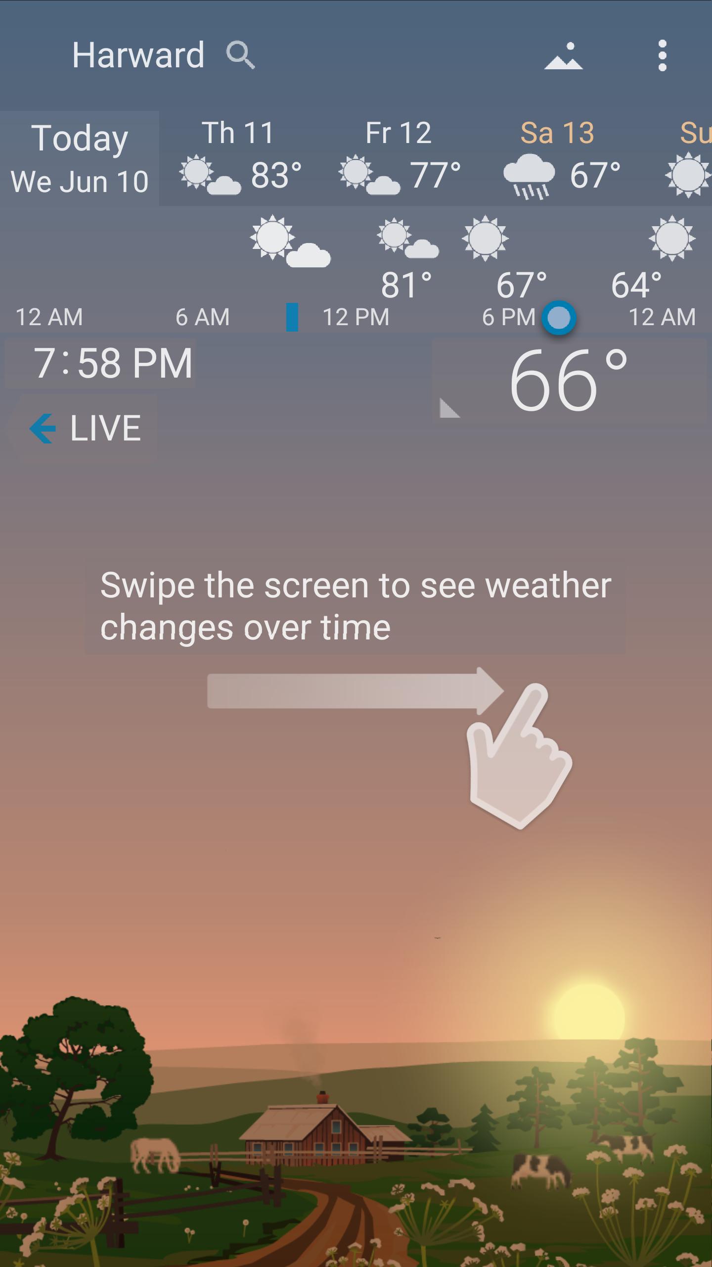YoWindow best weather app with live pictures 2.22.22 Screenshot 3