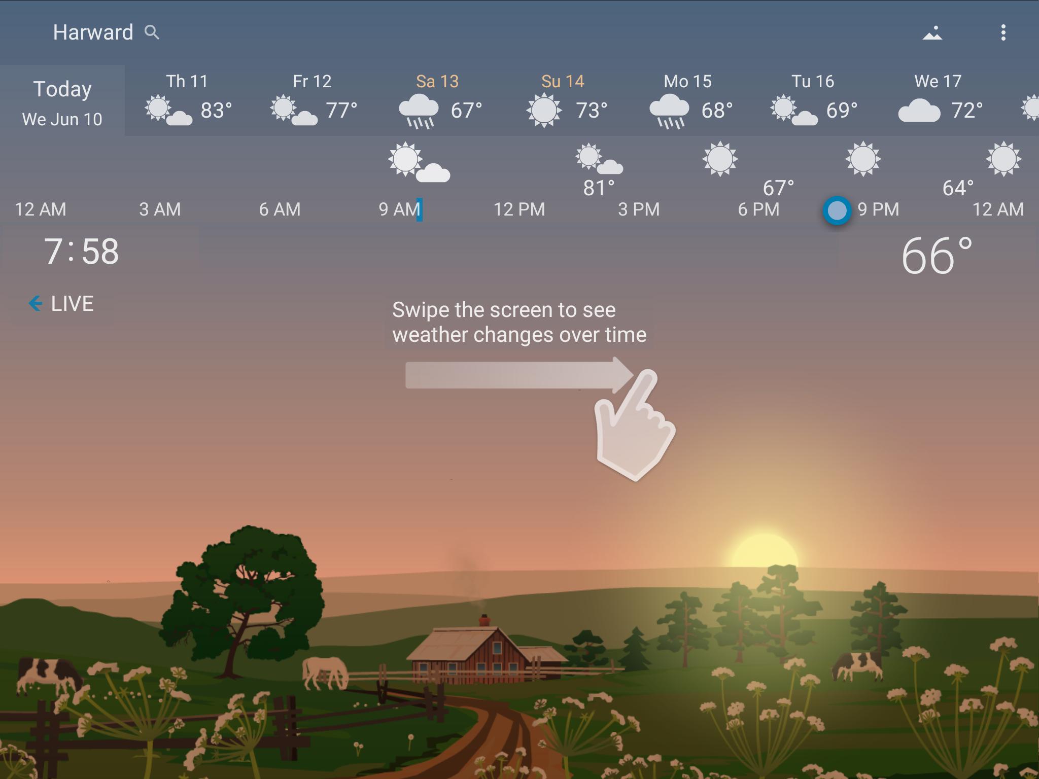 YoWindow best weather app with live pictures 2.22.22 Screenshot 9