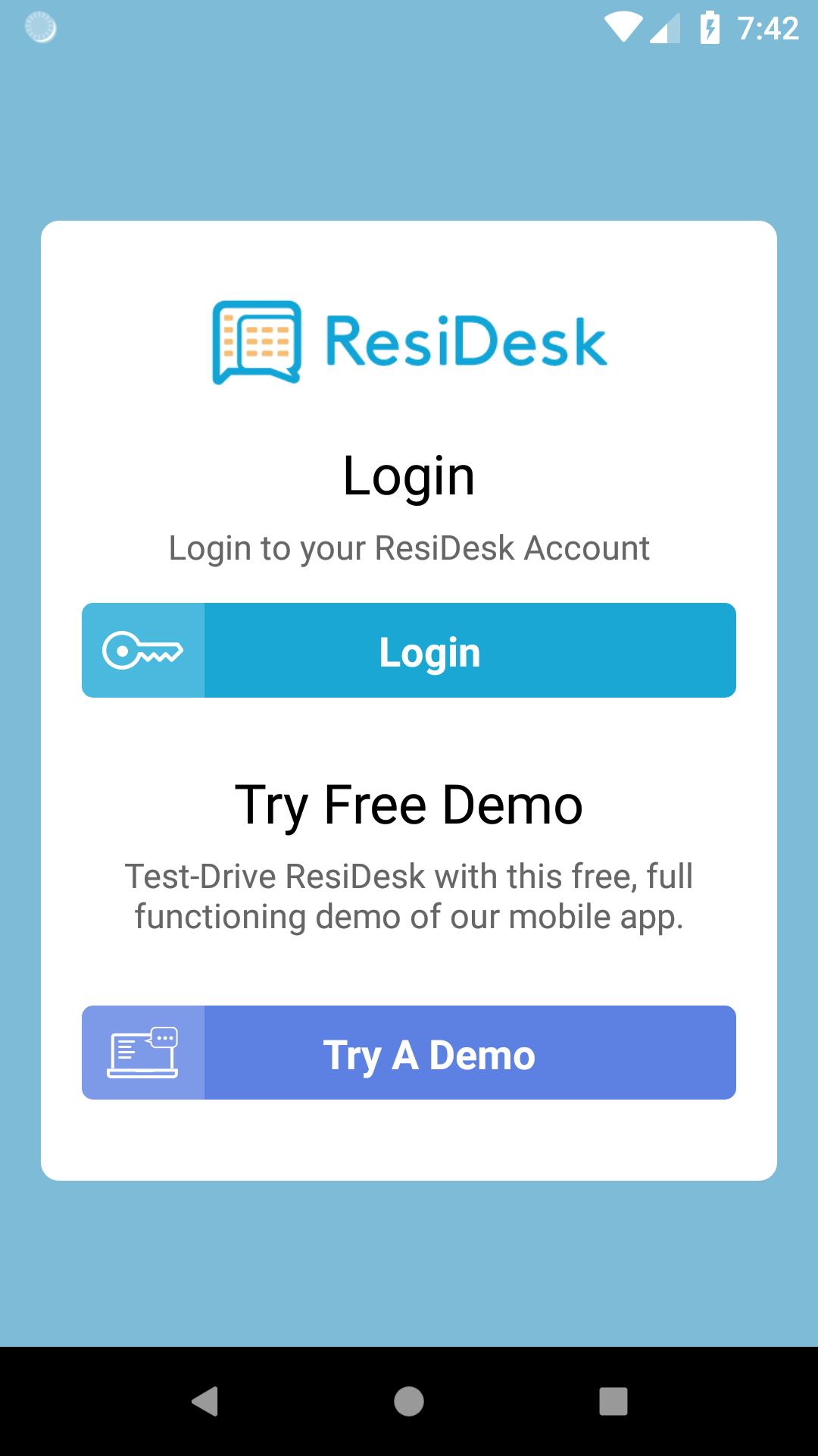 ResiDesk 1.5.9 Screenshot 1
