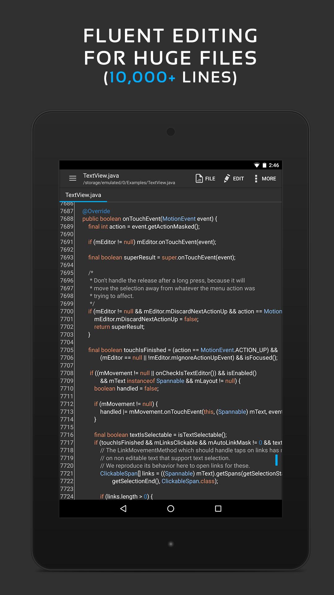 QuickEdit Text Editor - Writer & Code Editor 1.7.3 Screenshot 15