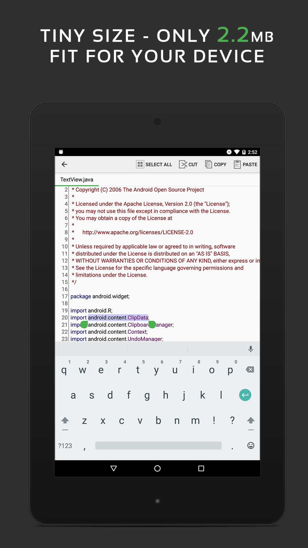 QuickEdit Text Editor - Writer & Code Editor 1.7.3 Screenshot 16