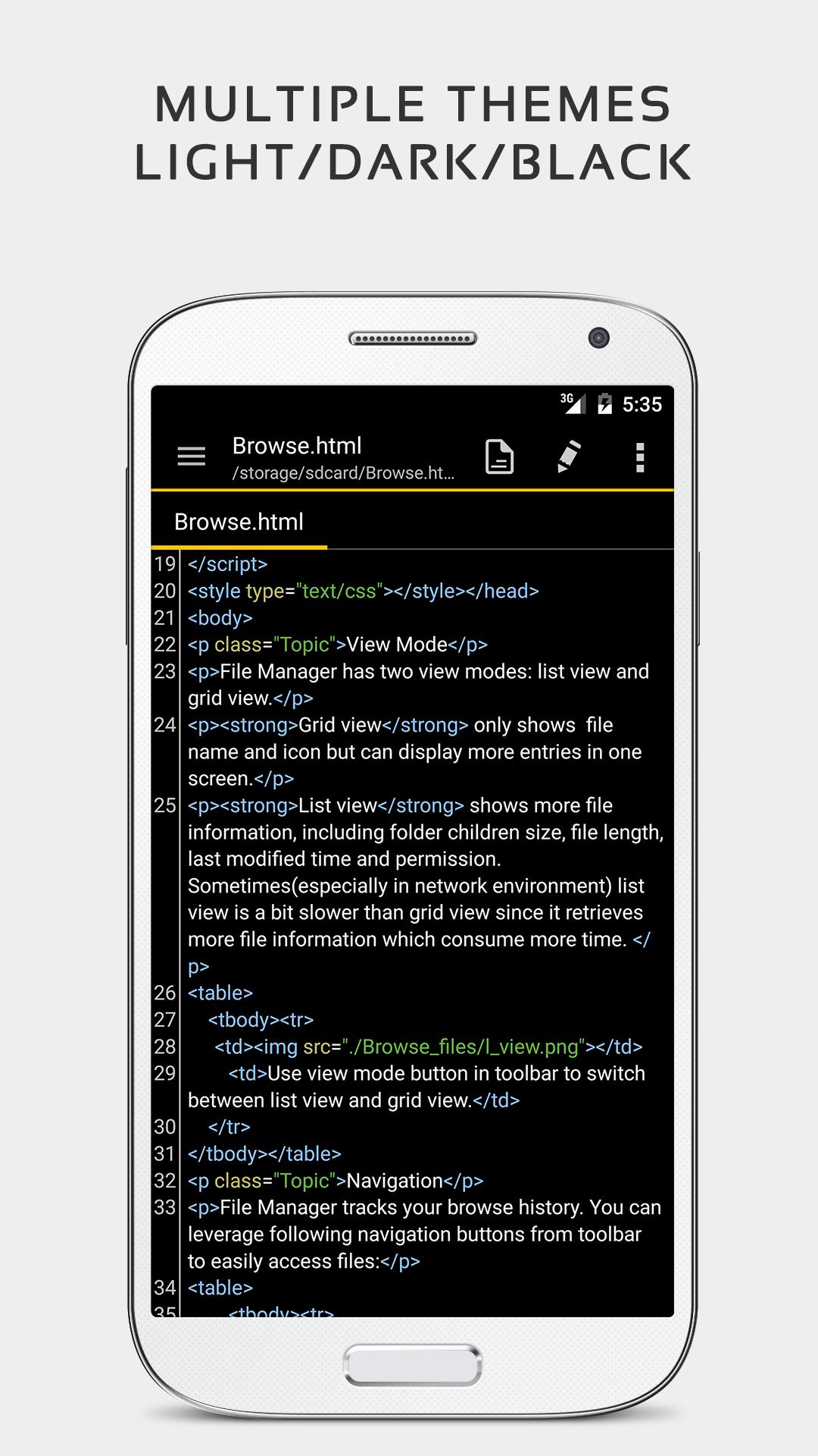 QuickEdit Text Editor - Writer & Code Editor 1.7.3 Screenshot 5