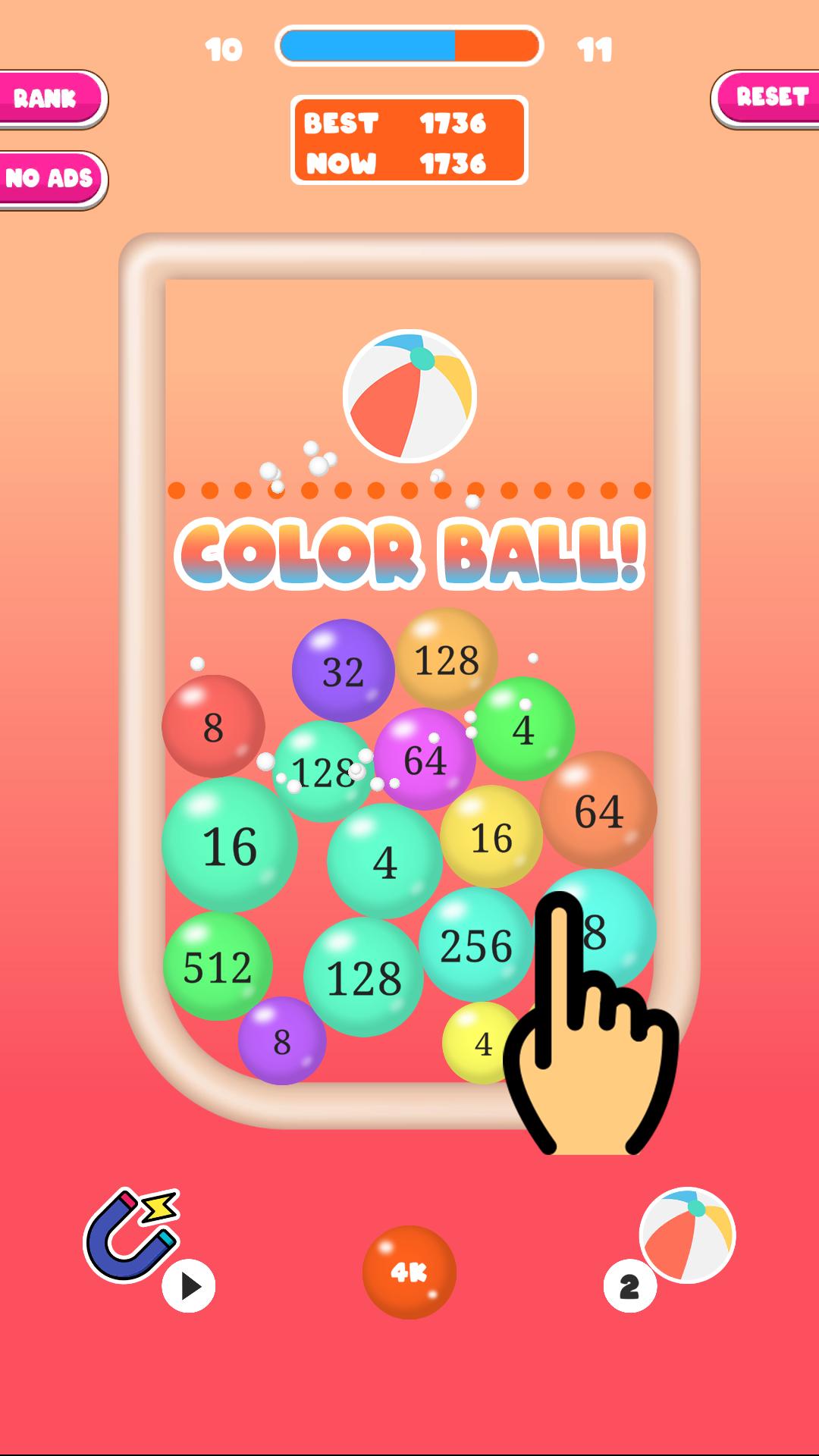 2048 Merge Balls 1.0.2 Screenshot 3