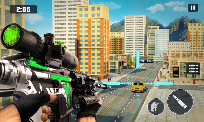 Real Sniper Shooter FPS Sniper Shooting Game 3D 55 Screenshot 1