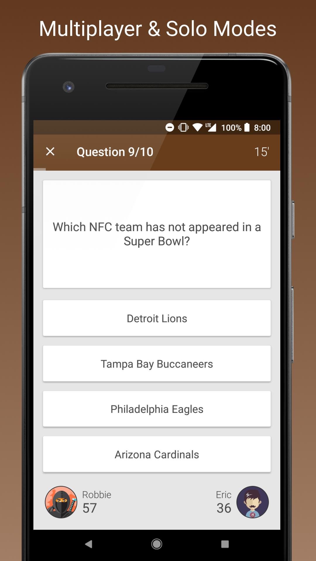 Fan Quiz for NFL 2.0.0 Screenshot 2