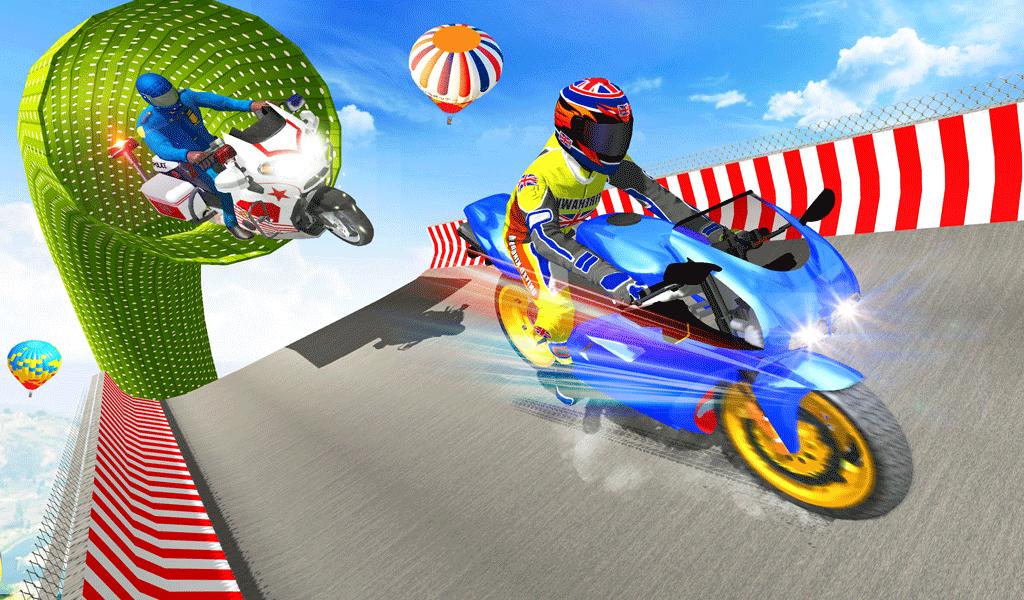 Police Bike Mega Ramp Impossible Bike Stunt Games 2.7 Screenshot 15