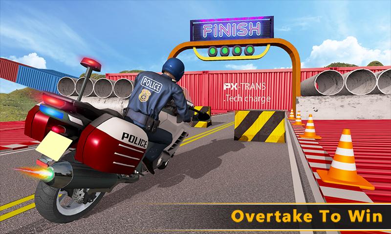 Police Bike Mega Ramp Impossible Bike Stunt Games 2.7 Screenshot 7
