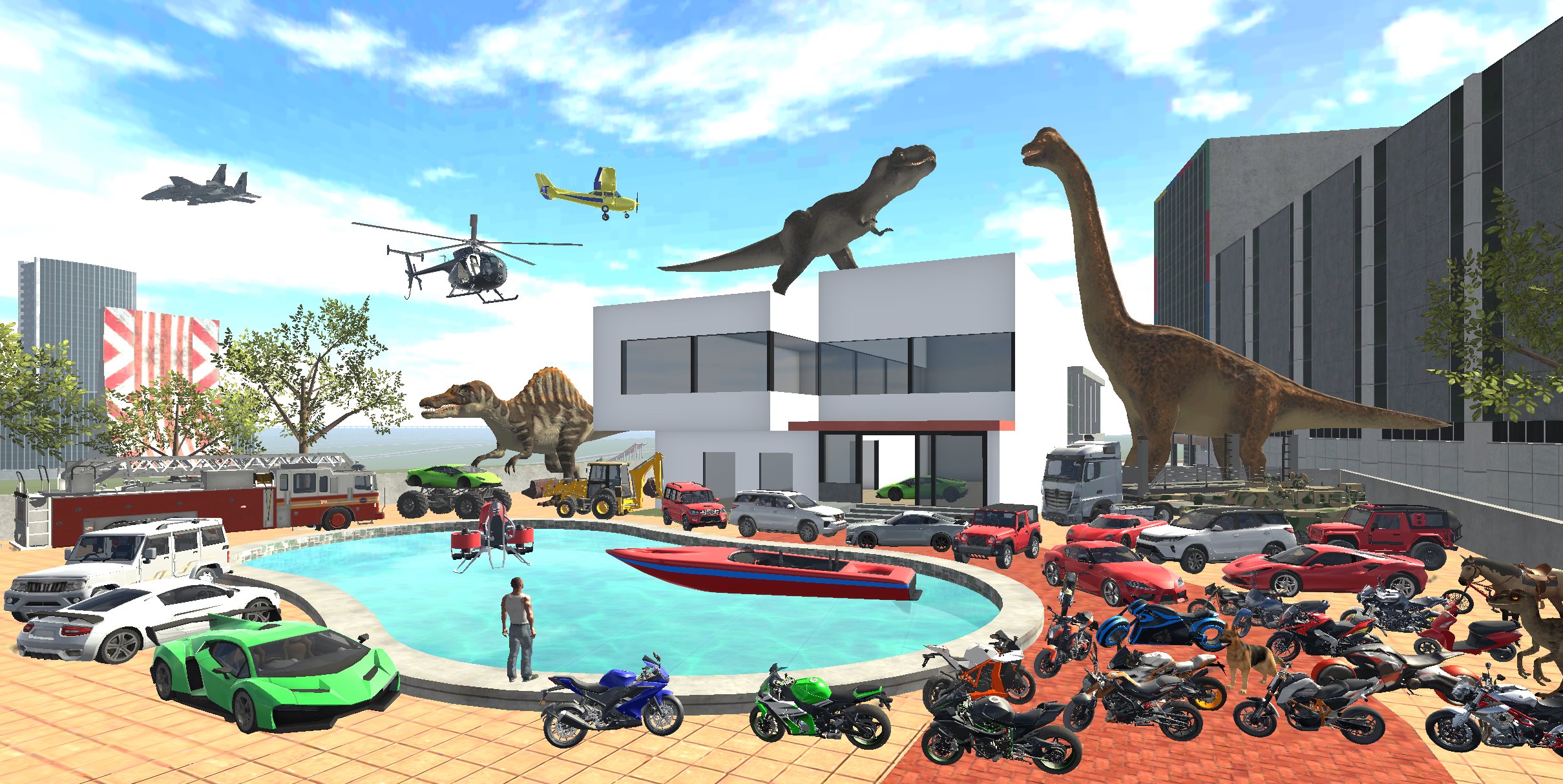 Indian Bikes Driving 3D 89 Screenshot 2